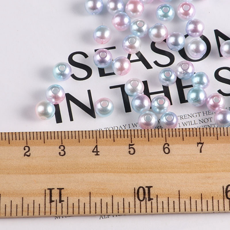 Gói 200 Hạt Ngọc Trai Giả Đường Kính 4mm Dùng Làm Trang Sức Thủ Công