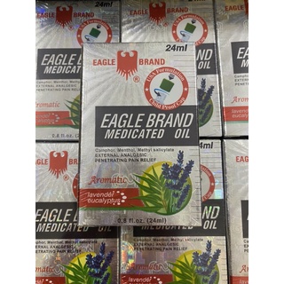 Dầu gió trắng vàng hiệu con ó Eagle Brand 24ml Mỹ.