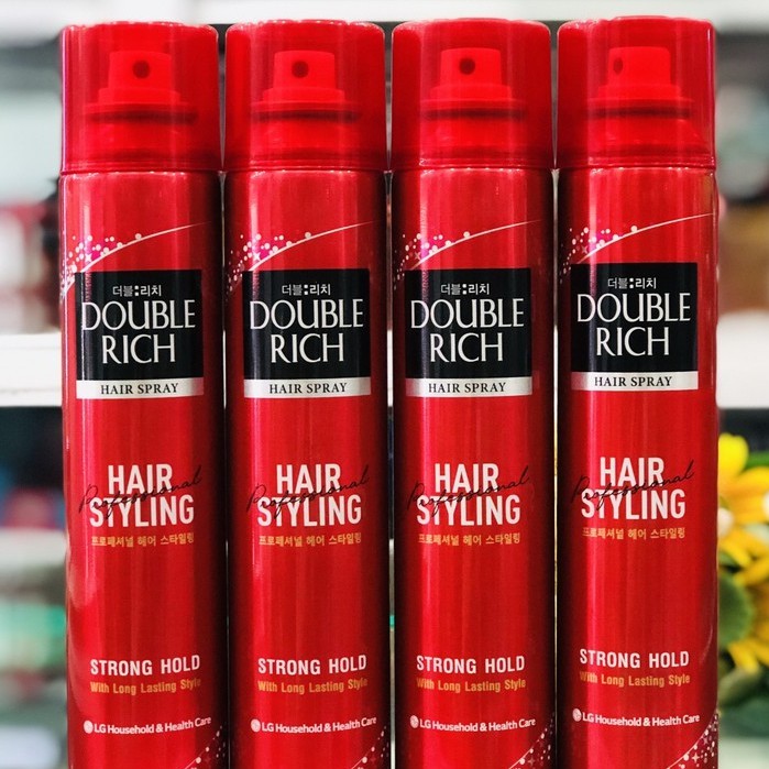 Keo giữ nếp tóc Double Rich Hair Spray 170ml