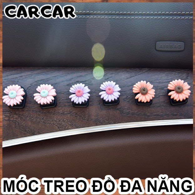 Móc treo đồ đa năng dạng dính gắn hoa cúc G Dragon thời trang