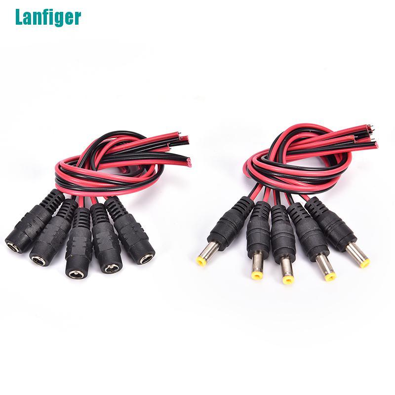 Set 5 Dây Cáp Kết Nối 5.5x2.1mm MaleDC MaleDC