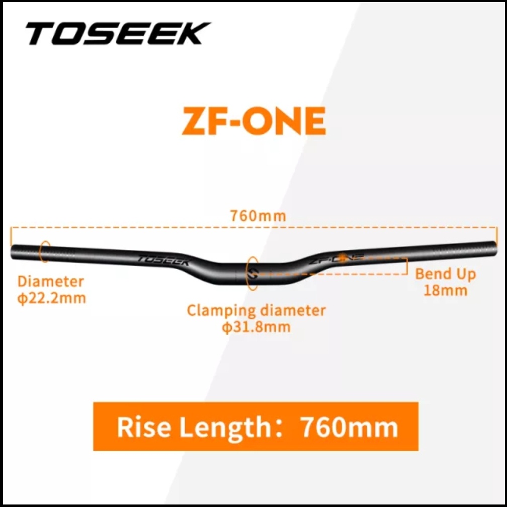 DONGCHONBIKE_ Ghi Đông xe đạp leo núi Carbon Toseek ZF One