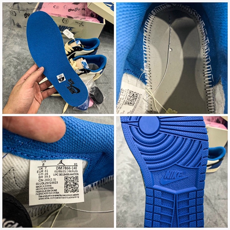 GIÀY TR.AVIS COT. FRAGMENT LAI AU DA THẬT [ FULL BOX + FREE SHIP ] | BigBuy360 - bigbuy360.vn