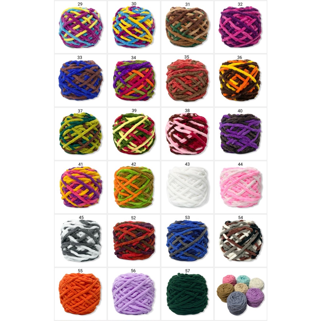 Len nhung đũa 6mm 51 màu sắc link 2