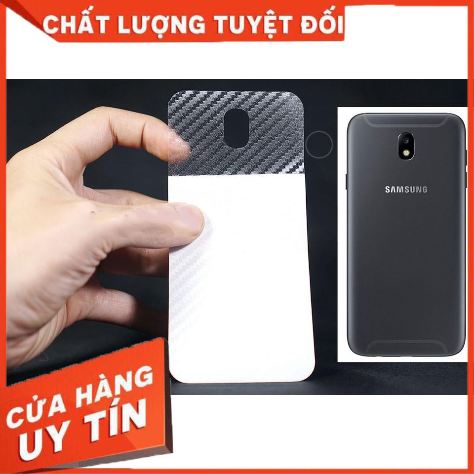 Miếng dán cacbon Samsung J7 Pro, dán lưng máy điện thoại, chống trầy xước