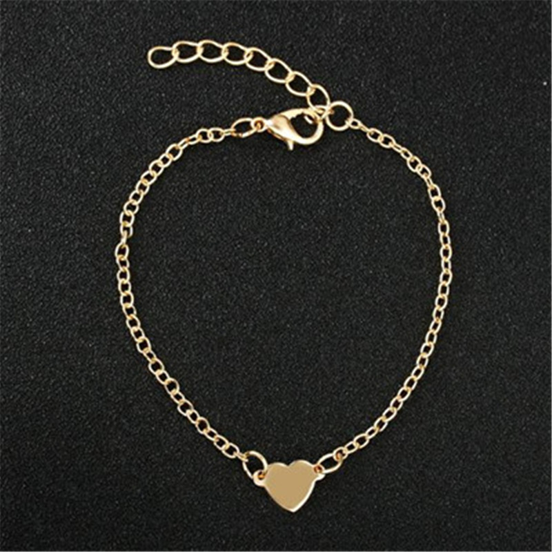 Pulseira Feminina De Metal Prata Simples Tendência Jóias Sexy Da Moda Coreana Para Presentes Korean Fashion Simple Love Metal Silver Bracelet Women Girls Trend Sexy Jewelry Jewelry Gifts YR