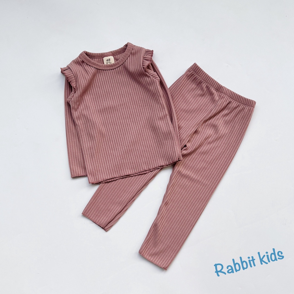 Set Đồ Bộ Dài Tay Cho Bé Gái 1-5 tuổi 💝FREESHIP💝Quần Áo Thu Đông Cánh Tiên Dễ Thương Trẻ Em Chất Len Nhung Dày Dặn