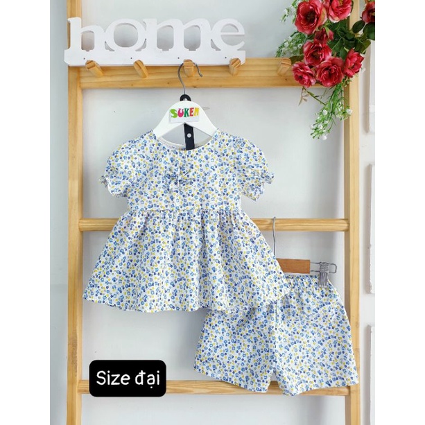 Bộ bé gái kate hoa dễ thương size 2-7