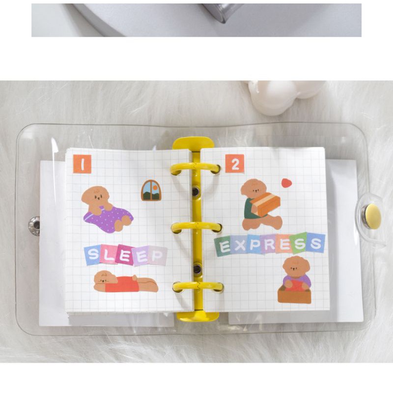 Hộp nhãn dán sticker chữ cái 48 miếng dán Tả Bí Lù Store