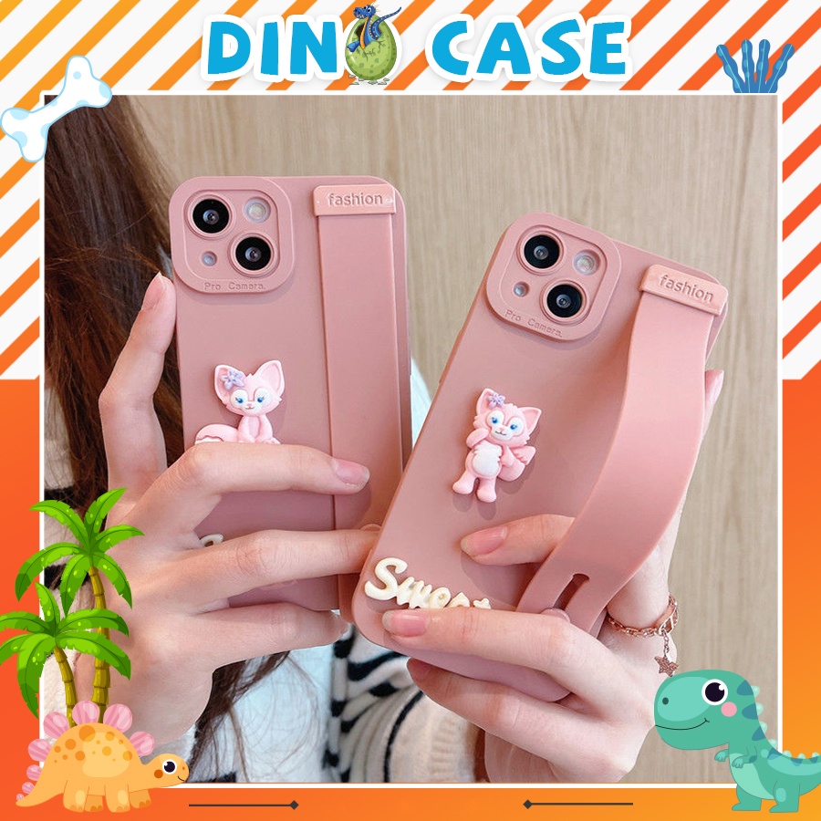 Ốp lưng iphone kèm móc đeo tay fashion 5 7plus x xsmax 11 11promax 12 12pro 12promax 13 13pro 13promax DT19
