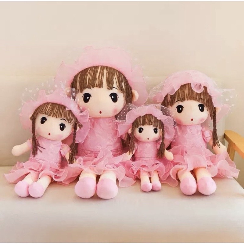 Gấu Bông Búp Bê Váy Ren Hàn Quốc Chất Liệu Bền Đẹp Kích Thước 45cm Và 60cm