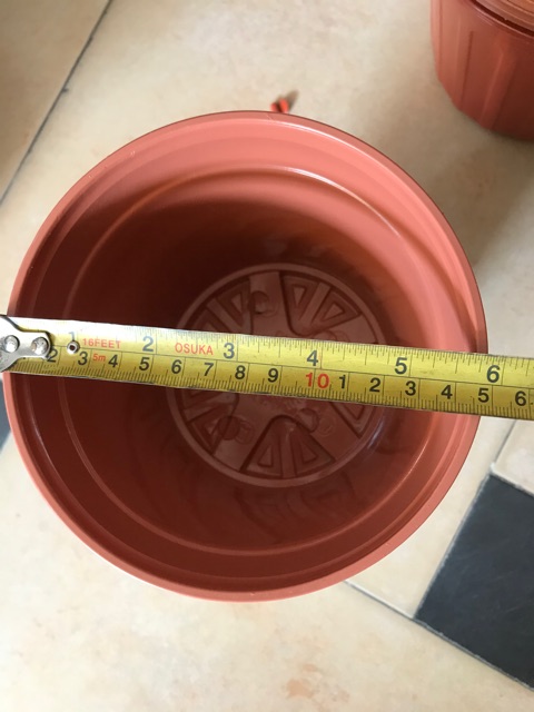 Combo 20 chậu nhựa mềm trồng cây size 15 cm