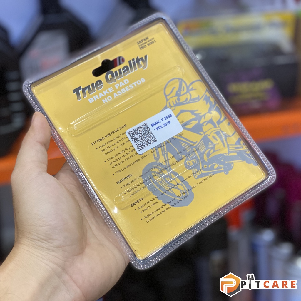 (Bố Thắng) Má Phanh Đĩa Trước Honda PCX 2019 True Quality V265B
