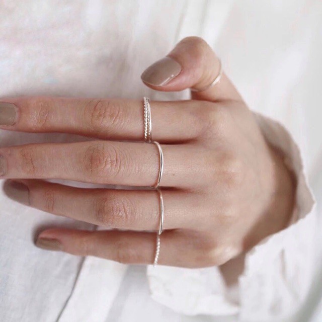 Nhẫn nữ bạc 925 trơn Patronus Jewelry