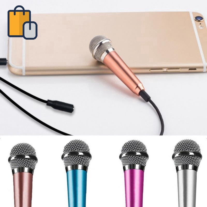 Micro Hát Karaoke Mini Jack 3.5x5.5cmx1.8cm