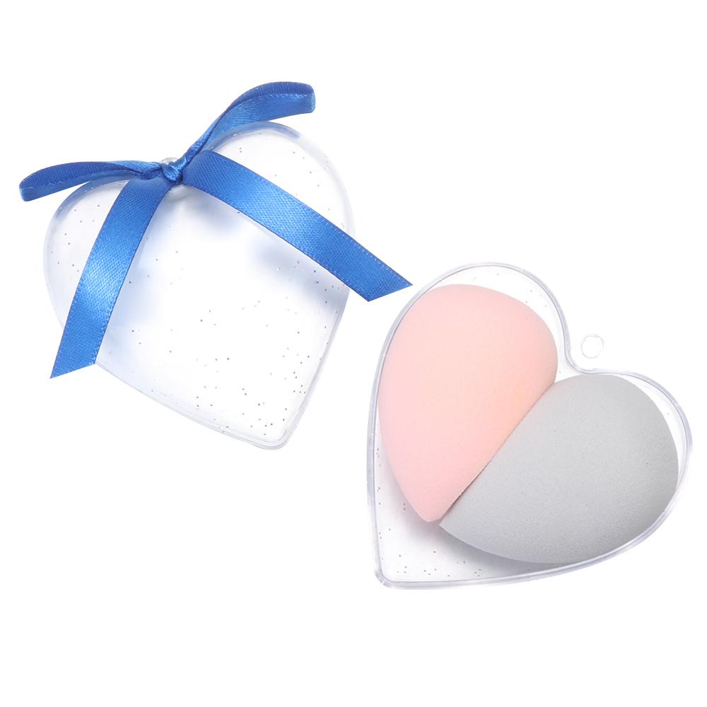 Mút Xốp Trang Điểm Mini Nhiều Màu Sắc Hình Trái Tim