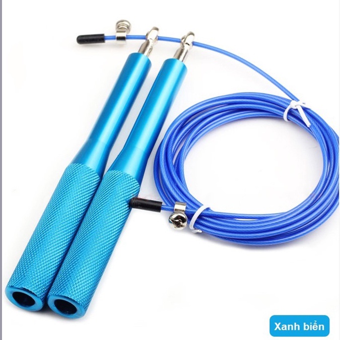 Dây nhảy lõi thép tay cầm hợp kim dây tập thể dục thể thao hàng cao cấp