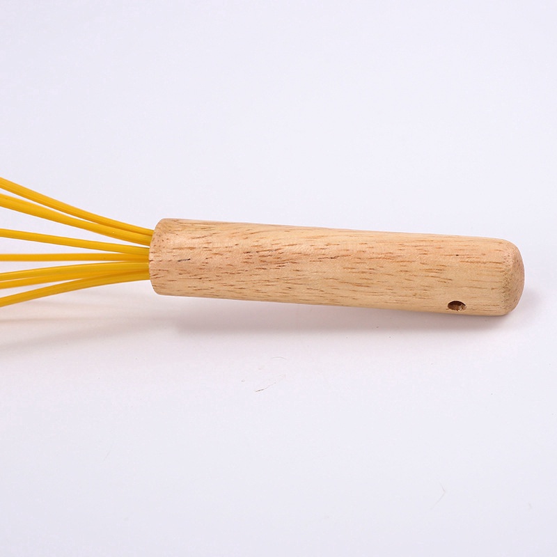 Bộ 3 Cây Đánh Trứng Bằng Silicone Cán Gỗ Thân Thiện Với Môi Trường