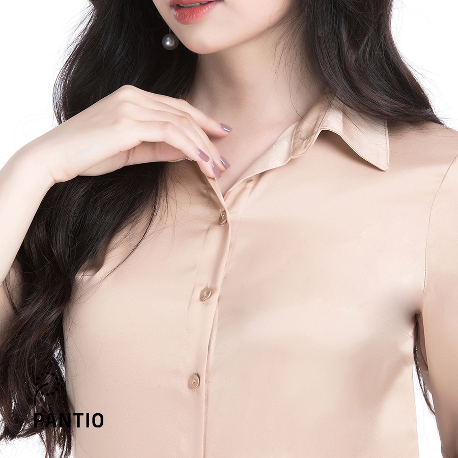 FAS92479 - Áo sơ mi kiểu dáng cơ bản thiết kế đơn giản - PANTIO