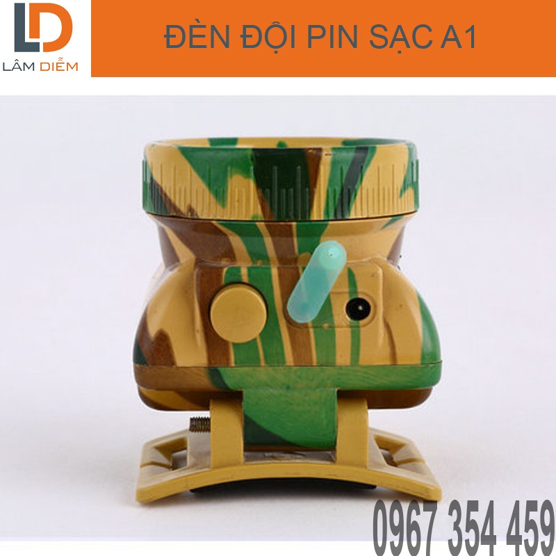 Đèn đội đầu pin sạc A1