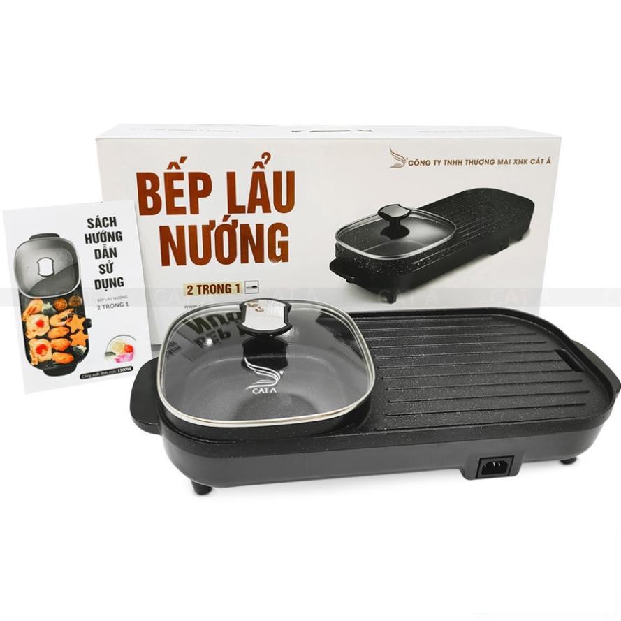 BẾP LẨU NƯỚNG ĐA NĂNG 2 IN 1 CÁT Á - Tiết kiệm điện năng, tiết kiệm thời gian - Đem lại bữa ăn đa dạng