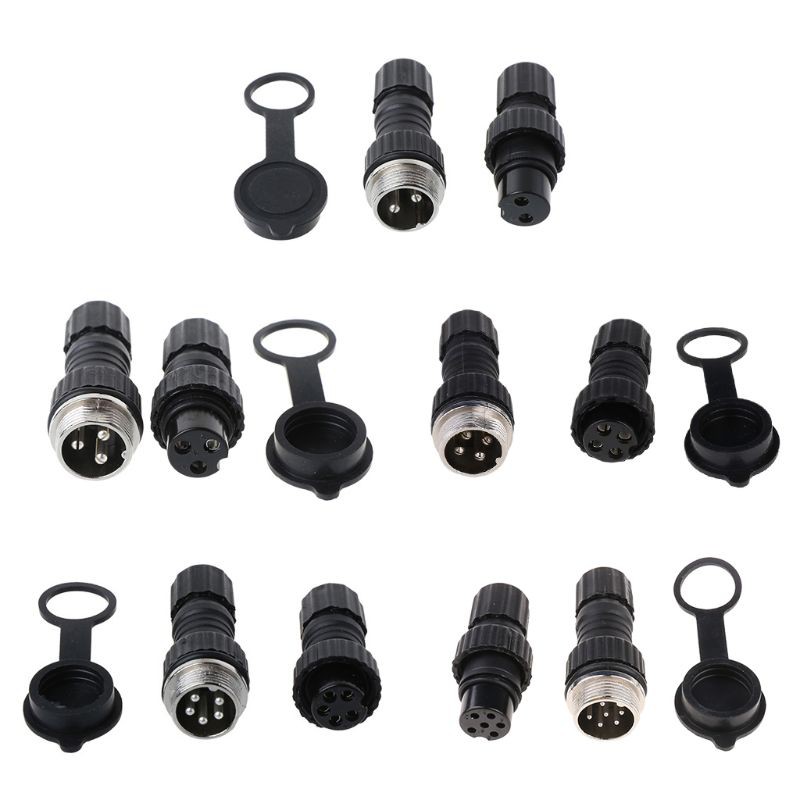 cc GX16 Waterproof Aviation Connector Plug Socket Sensor Encoder 2/3/4/5/6 Pin New