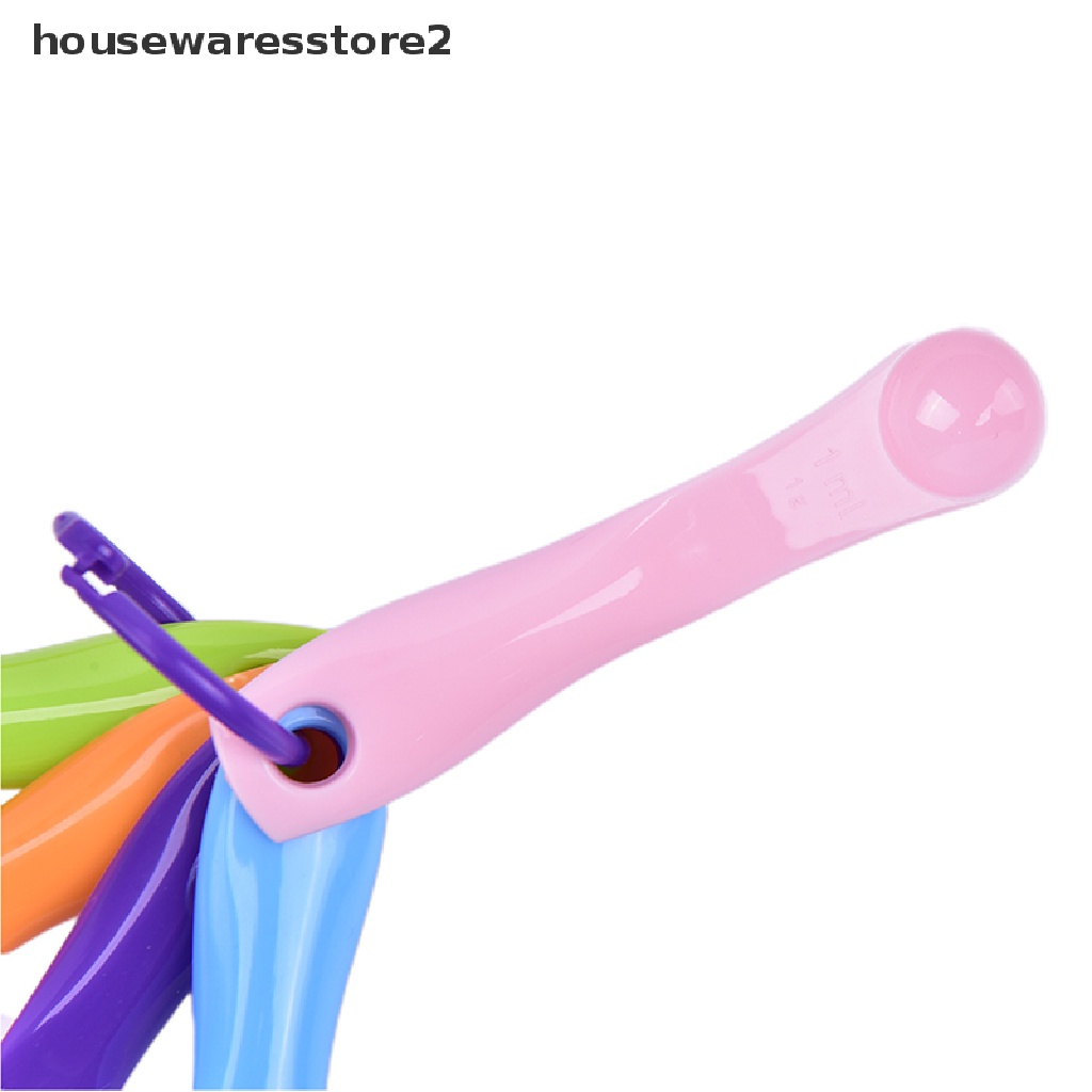 Set 2 Muỗng Nhựa Đo Lường Làm Bánh Tiện Dụng