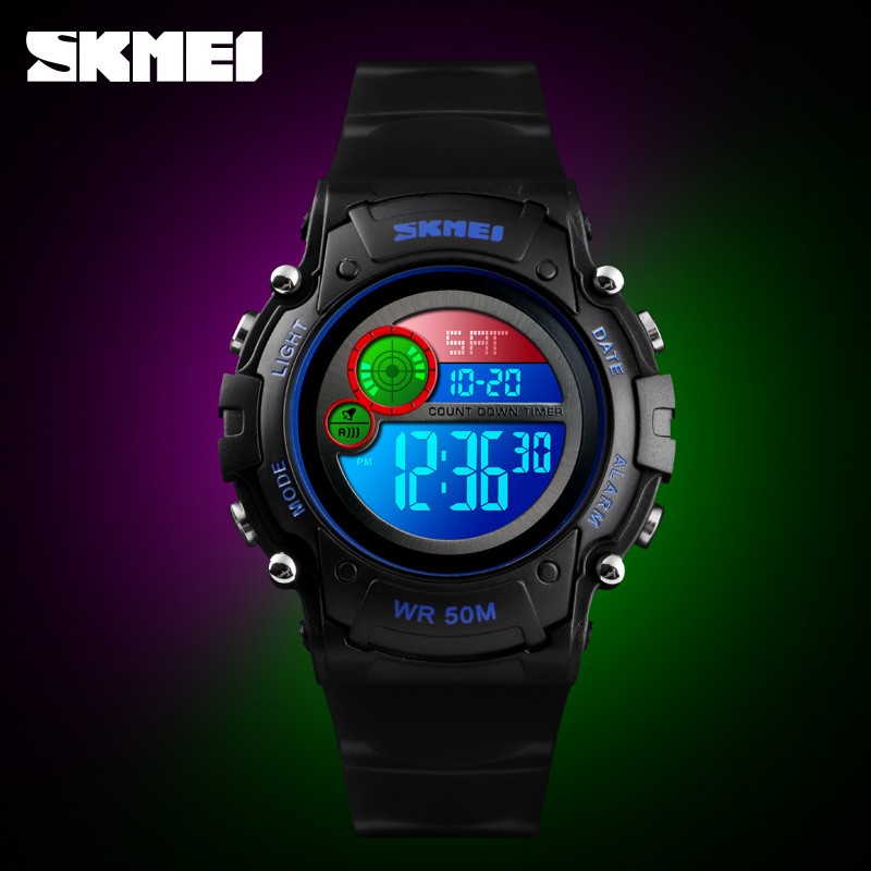 Đồng Hồ Thể Thao Skmei 1477 Chống Sốc Với Đèn Led Nhiều Màu
