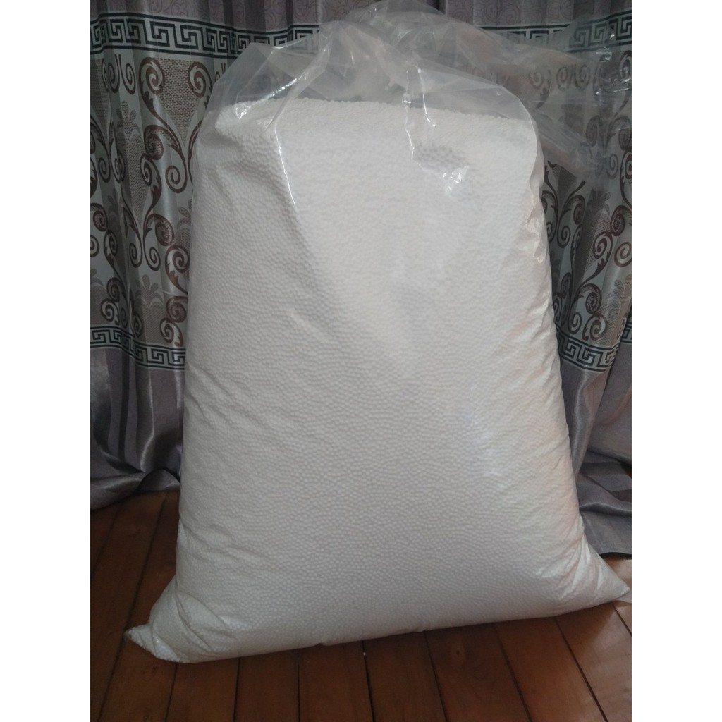 1kg HẠT XỐP TRẮNG 2-3ly   [RẺ SẬP SÀN] Siêu đẹp, giá rẻ, cỡ hạt chuyên làm ghế lười, gối lười Trang trí hộp quà