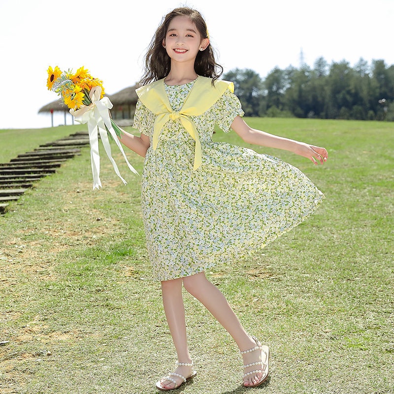 Đầm Công Chúa Thời Trang Mùa Hè Cho Bé Gái