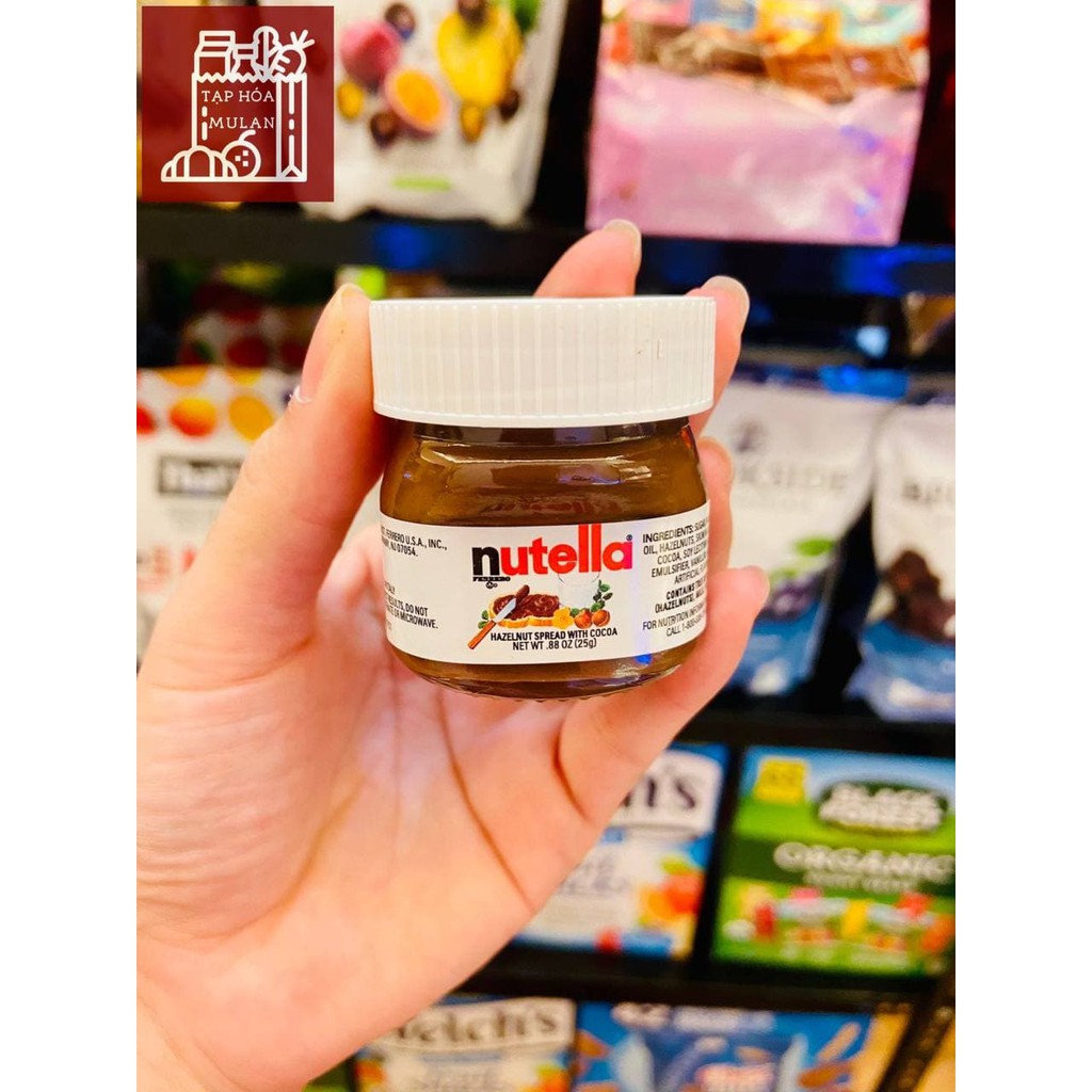 Sốt socola hạt phỉ Nutella - hủ Mini 25g