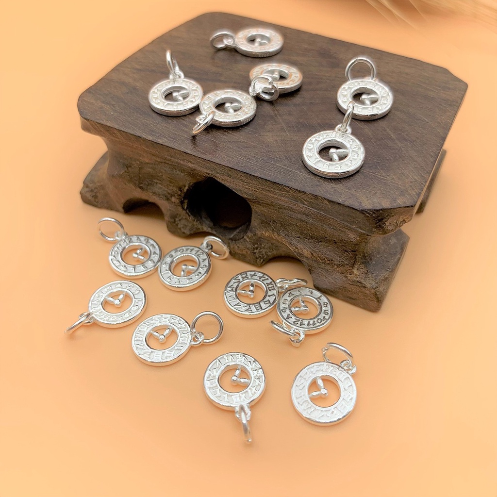 Charm treo đồng hồ ý nghĩa tôi yêu bạn - Charm Bạc 925 - Mã CB645