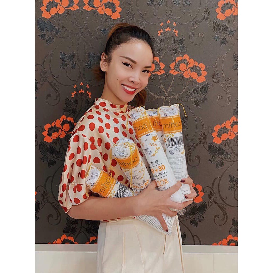 BÔNG TẨY TRANG MIHOO KOKIMI CHÍNH HÃNG 150 200 Miếng