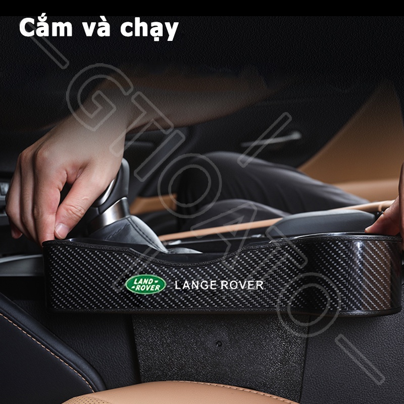 GTIOATO Khay Để Đồ Khe Ghế Ô Tô Khay ĐựNg Đồ Ô Tô Khay Đựng Đồ Khe Ghế Ô Tô Sợi Carbon Khay Đựng Đồ Đa Năng Cắm Khe Ghế Xe Đồ Đa Năng Cắm Khe Ghế Ô Tô Trang Trí NộI ThấT Ô Tô Cho Land Rover Defender Evoque Discovery VELAR Range