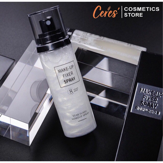 Xịt Khóa Trang Điểm Cồ Định Lớp Make Up - Khóa Nhũ Nền Star Flash Spray 8 Hours Wear 100ml | BigBuy360 - bigbuy360.vn