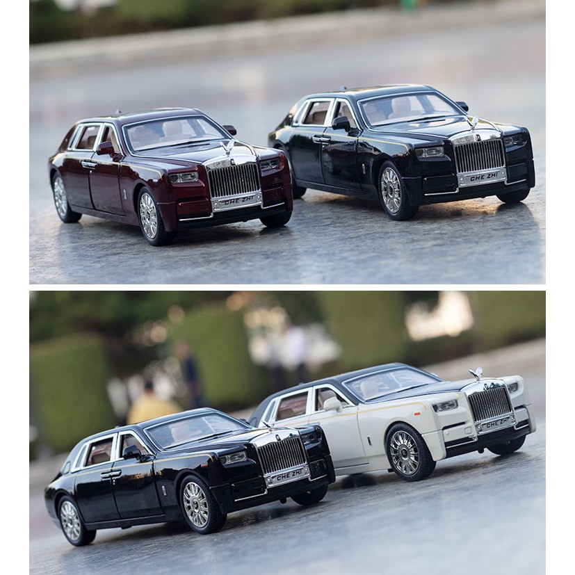 Mô hình xe Rolls Royce Phantom VIII  tỷ lệ 1:24 hãng Chezhi
