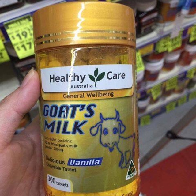 Sữa Dê Cô Đặc Dạng Viên Goat Milk Healthy Care Úc