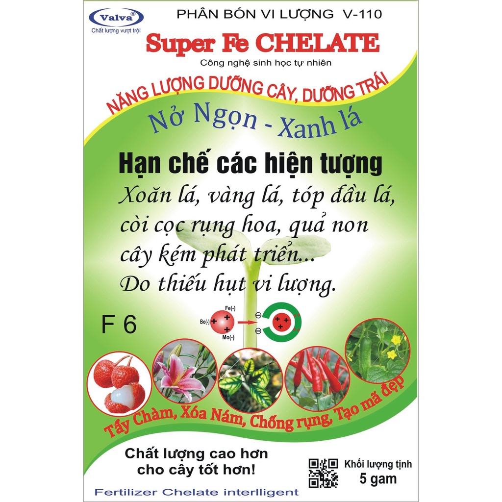Phân bón vi lượng Super Fe Chelate V110