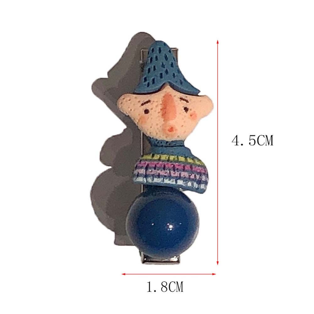 Kẹp Tóc Mái Kiểu Hoạt Hình Dễ Thương Phong Cách Hàn Quốc Cho Nữ