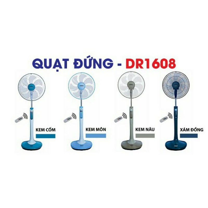 Quạt đứng Senko có Remote DR1608 - Chính hãng bảo hành 24 tháng