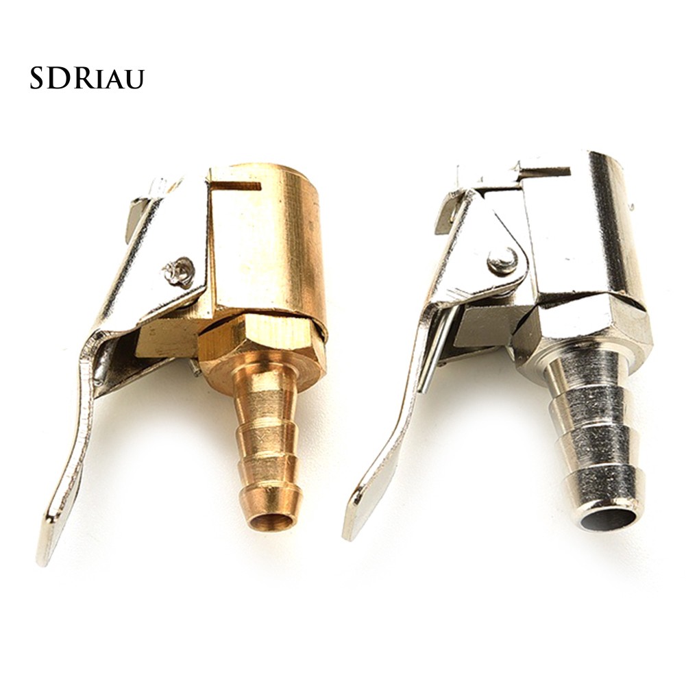 Van bơm lốp xe hơi có kẹp nối ống dẫn khí 6/8mm tiện dụng