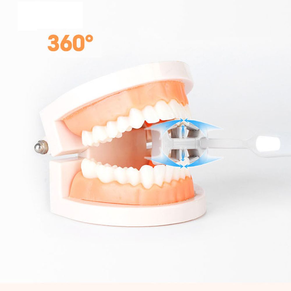 Bàn chải đánh răng 6 mặt làm sạch sâu chăm sóc răng miệng cho người lớn và trẻ em