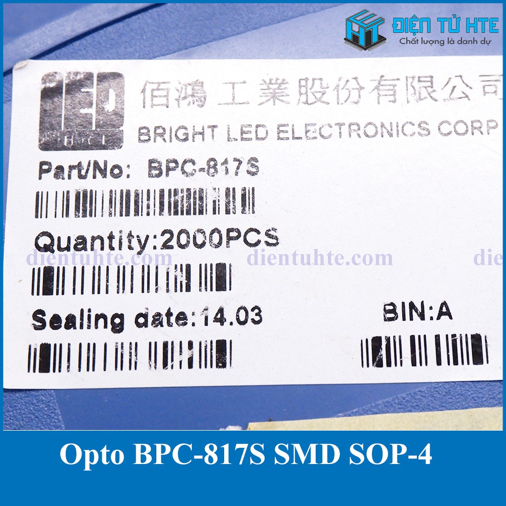 Combo 10 con Opto cách ly quang BPC-817S SOP-4 chính hãng [HTE Quy Nhơn CN2]