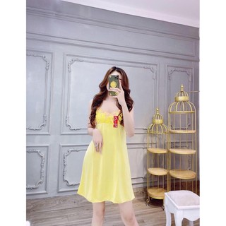 Đầm ngủ 2 dây Đầm mặc nhà