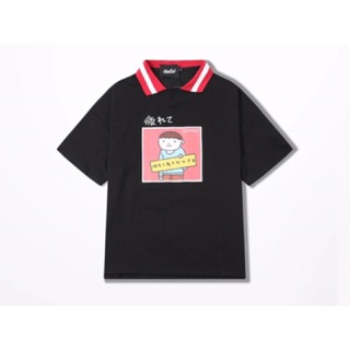 Áo phông nữ có cổ, áo polo ulzzang