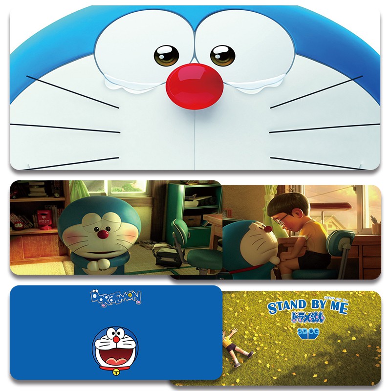 ♥❤ ❥ cartoon mouse pad super large Doraemon cute cartoon game electronic competition keyboard pad office Dingdang cat de