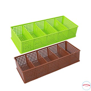 Khay Nhựa 5 Ngăn Song Long Nhỏ Gọn Tiện Lợi (MS:2797) 00799