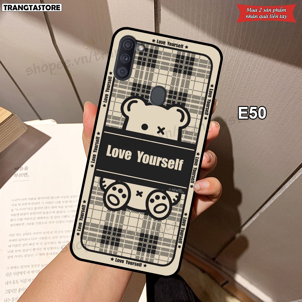 Ốp lưng Samsung A11 in hình các thương hiệu - siêu bền - siêu chất
