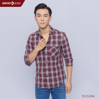 Áo somi nam dài tay T3121L994 GENVIET