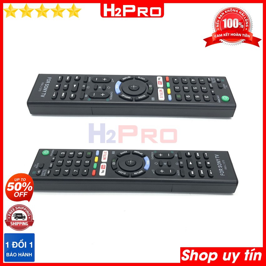 Điều khiển dùng cho Smart TV SONY RM-L1370 H2Pro sử dụng tốt,remote cho Tivi thông minh - Internet TV SONY(tặng pin 10K)